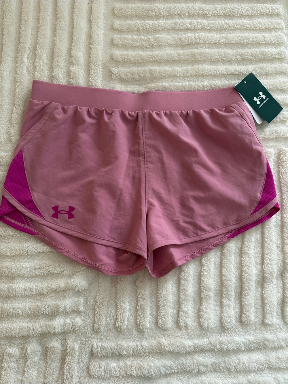 Under Armour Girl’s Pink Athletic Running Shorts